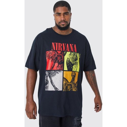Grande taille - T-shirt officiel Nirvana - 2XL - Boohooman - Modalova
