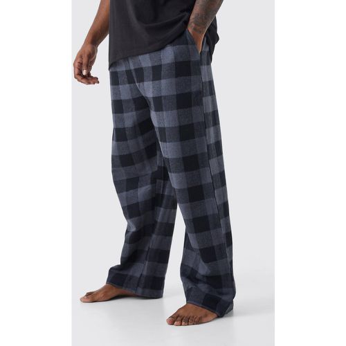 Grande taille - Pantalon confort à carreaux - Boohooman - Modalova