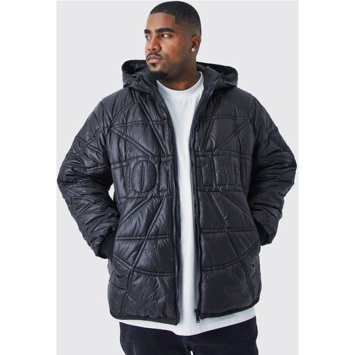 Grande taille - Doudoune matelassée à capuche - XXL - Boohooman - Modalova