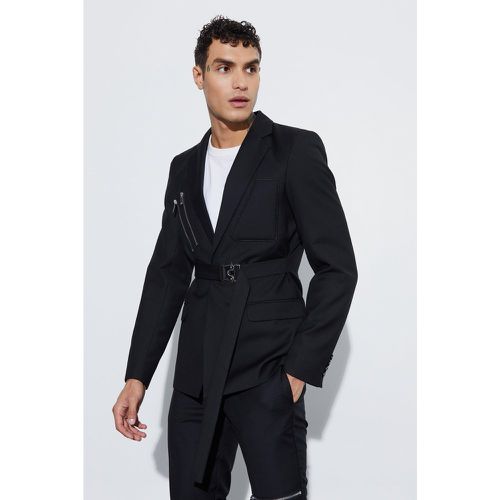 Blazer droit cintré - 34 - Boohooman - Modalova