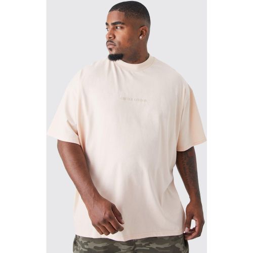 Grande taille - T-shirt oversize épais à col montant - XXL - Boohooman - Modalova