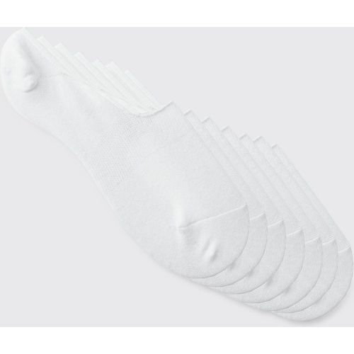 Lot de 7 paires de socquettes invisibles unies - Boohooman - Modalova