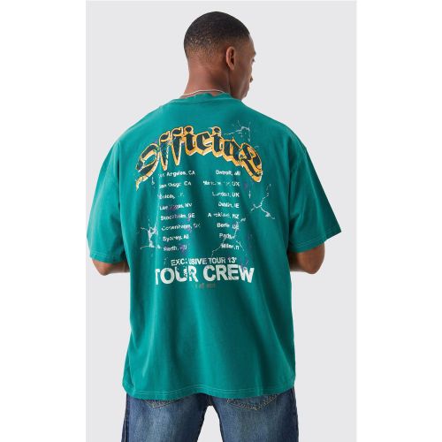 T-shirt oversize imprimé - S - Boohooman - Modalova