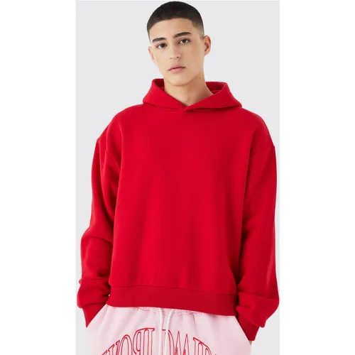 Sweat à capuche oversize imprimé - M - Boohooman - Modalova