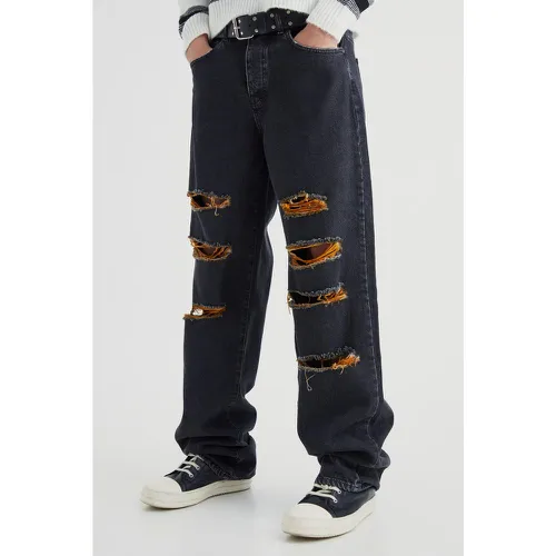 Jean baggy déchiré - - 28R - Boohooman - Modalova