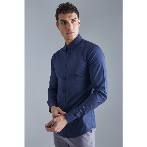 Chemise cintrée à manches longues - L - Boohooman - Modalova