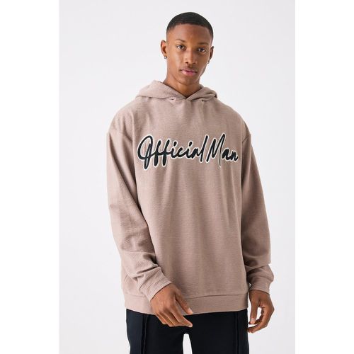 Sweat à capuche oversize bicolore homme - S - Boohooman - Modalova