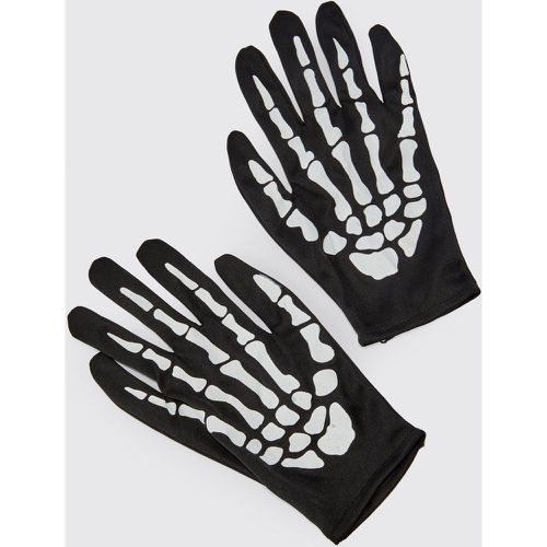 Gants à imprimé squelette - ONE SIZE - Boohooman - Modalova