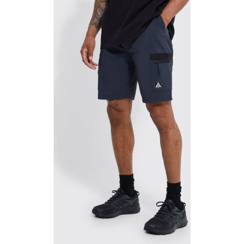 Short cargo léger à taille élastique - L - Boohooman - Modalova