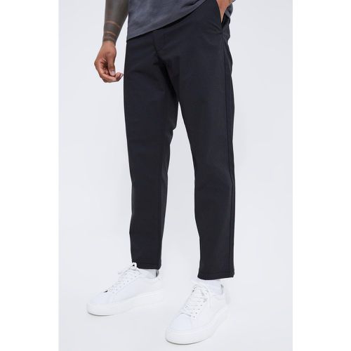 Pantalon chino court texturé - 28 - Boohooman - Modalova