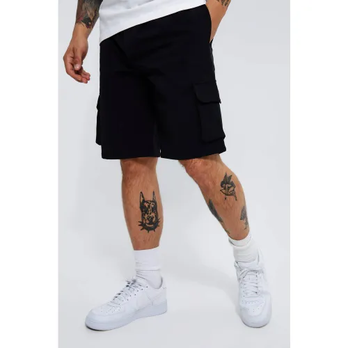 Short cargo ample élastique - L - Boohooman - Modalova