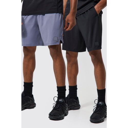 Lot de 2 shorts de sport - MAN Active - S - Boohooman - Modalova