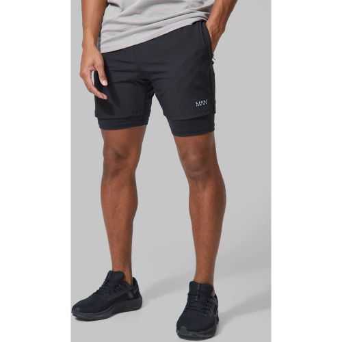 Short 2 en 1 - MAN Active homme - S - Boohooman - Modalova