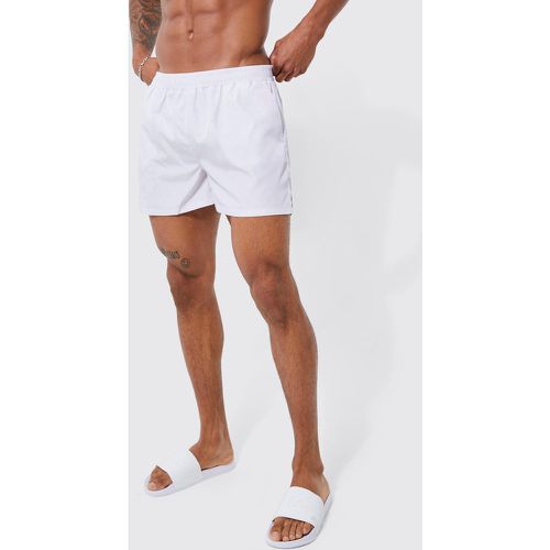 Short de bain court fendu uni - Boohooman - Modalova