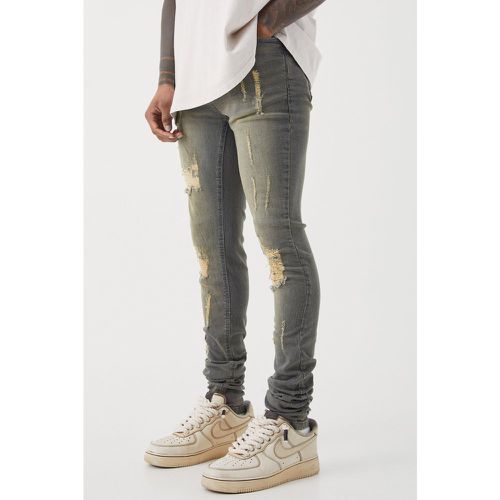 Jean super skinny déchiré - 30R - Boohooman - Modalova