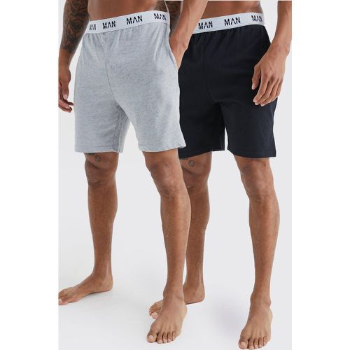 Lot de 2 shorts confort - MAN - S - Boohooman - Modalova