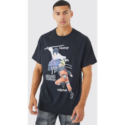 T-shirt oversize à imprimé Naruto - Boohooman - Modalova