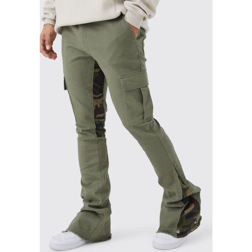 Pantalon cargo skinny à imprimé camouflage - 28R - Boohooman - Modalova