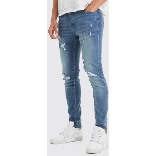 Jean skinny déchiré - 28R - Boohooman - Modalova