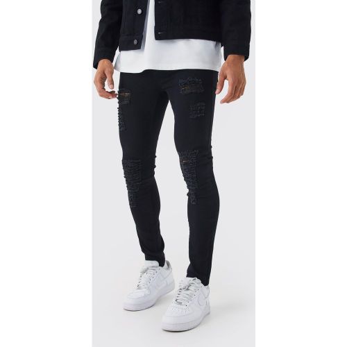 Jean super skinny déchiré - 30R - Boohooman - Modalova