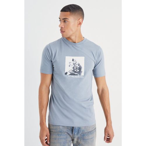 T-shirt épais imprimé - Boohooman - Modalova