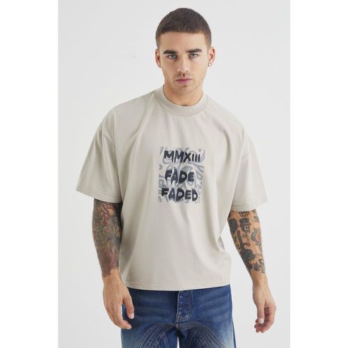 T-shirt oversize imprimé - M - Boohooman - Modalova