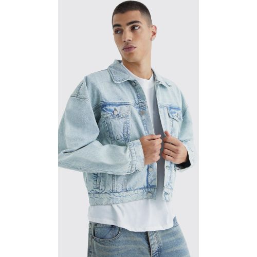 Veste en Jean large - M - Boohooman - Modalova