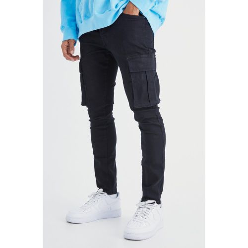 Jean cargo skinny homme - 34R - Boohooman - Modalova