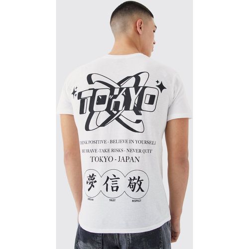 T-shirt à imprimé Tokyo - L - Boohooman - Modalova