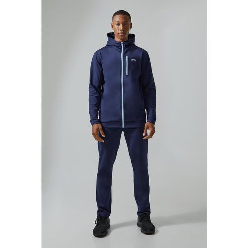 Survêtement zippé color block - MAN Active - S - Boohooman - Modalova