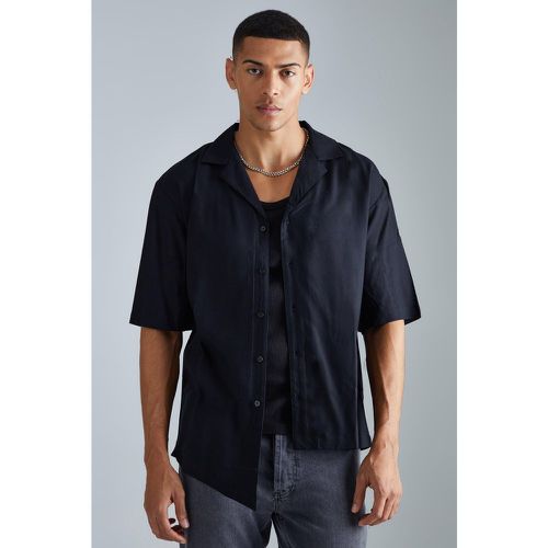 Chemise asymétrique à manches courtes - S - Boohooman - Modalova