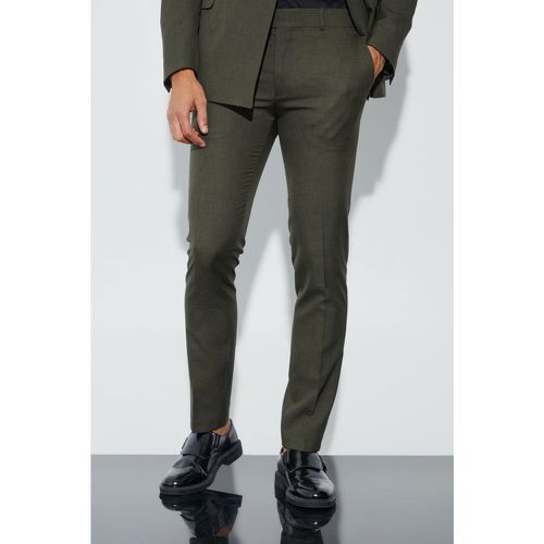 Pantalon de costume skinny texturé - Boohooman - Modalova