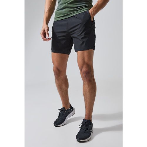 Short de sport moulant color block - MAN Active - S - Boohooman - Modalova