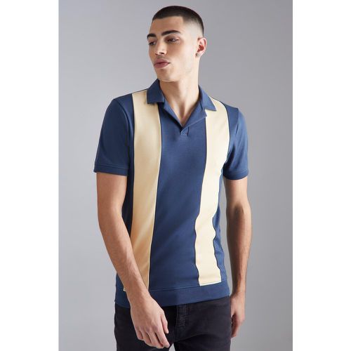 Polo moulant color block - XL - Boohooman - Modalova