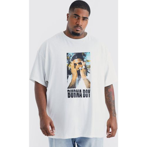 Grande taille - T-shirt à imprimé Burna Boy - - XXXL - Boohooman - Modalova