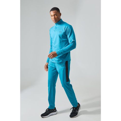 Ensemble de sport avec top à col zippé et jogging - S - Boohooman - Modalova