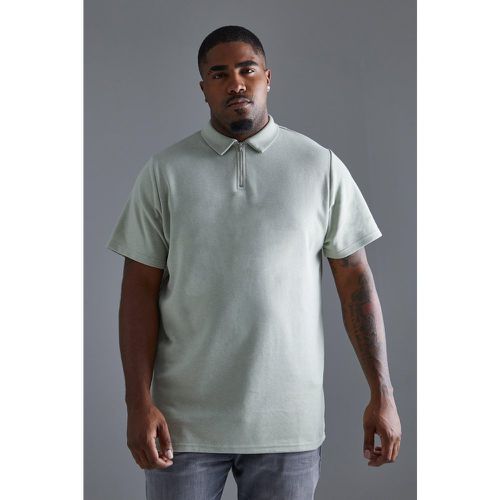 Grande taille - Polo cintré à enfiler - XXL - Boohooman - Modalova