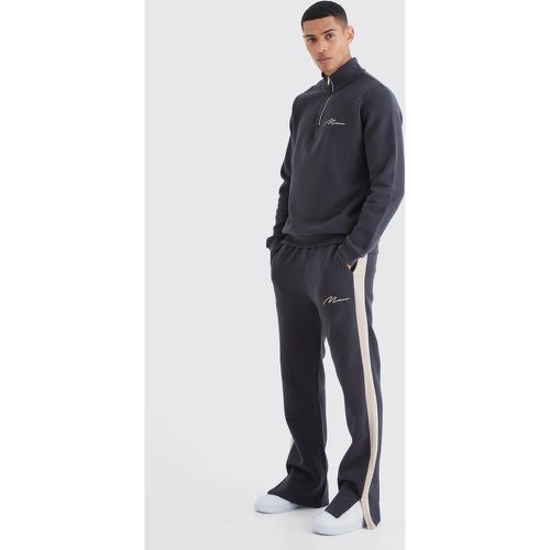 Survêtement avec sweat à col zippé - MAN - S - Boohooman - Modalova