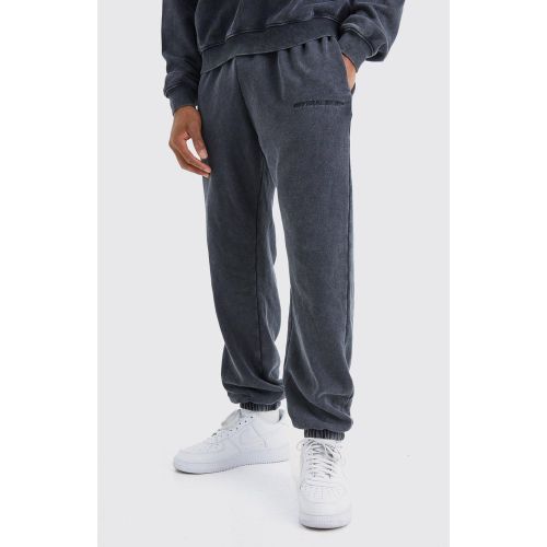 Jogging basique délavé - Official - S - Boohooman - Modalova