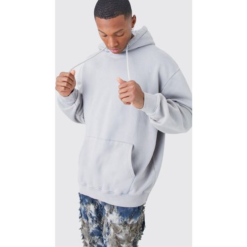 Sweat à capuche oversize délavé homme - S - Boohooman - Modalova