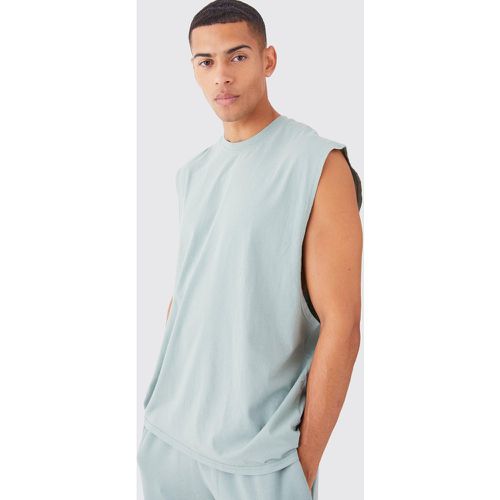 Débardeur oversize délavé à emmanchures larges - S - Boohooman - Modalova