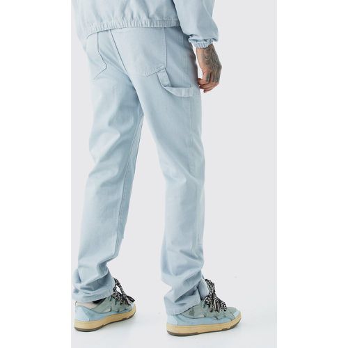 Tall - Jean charpentier large surteint - Boohooman - Modalova