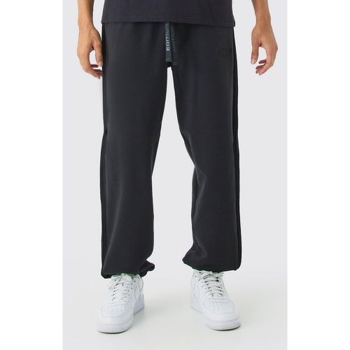 Oversized Pintuck Detail Heavyweight Jogger - Boohooman - Modalova