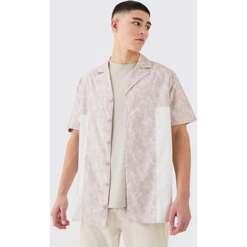 Chemise à soufflet et imprimé camouflage - S - Boohooman - Modalova