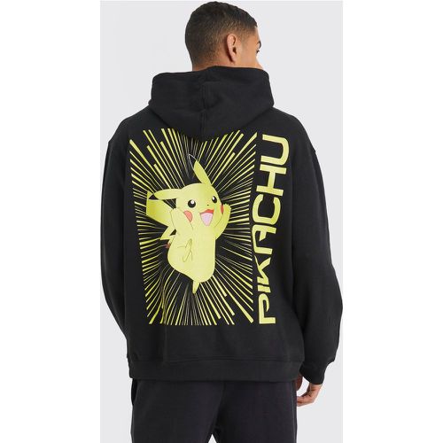 Sweat à capuche oversize à imprimé Pikachu homme - S - Boohooman - Modalova