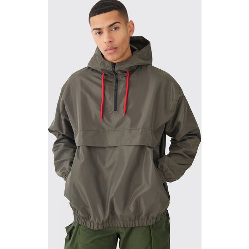 Coupe-vent oversize à col zippé homme - S - Boohooman - Modalova