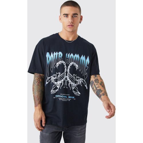 T-shirt oversize imprimé - S - Boohooman - Modalova