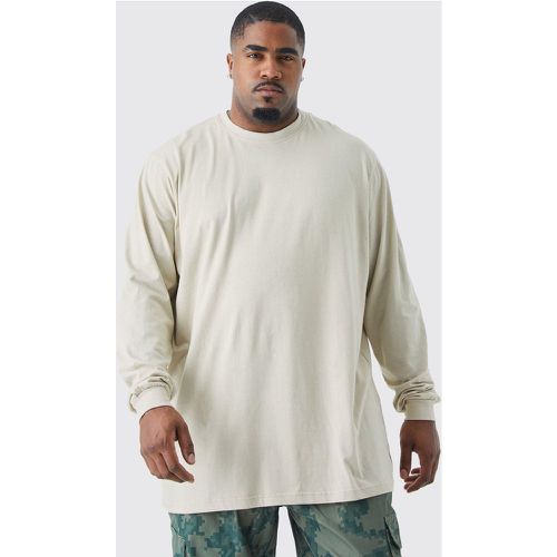 Grande taille - T-shirt à manches longues en coton REEL - - XXXL - Boohooman - Modalova