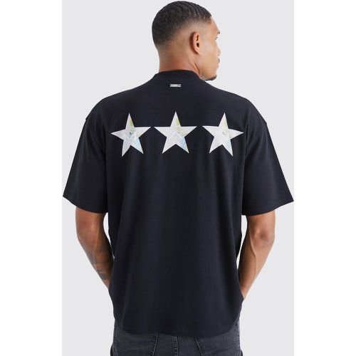 Tall - T-shirt oversize à imprimé étoile - Boohooman - Modalova
