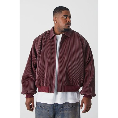 Grande taille - Veste Harrington oversize plissée - XXXL - Boohooman - Modalova